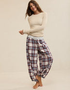Aerie Essential Crew Layering T-Shirt - Heather Frost