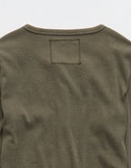Aerie Essential Henley Layering T-Shirt - Festive Olive