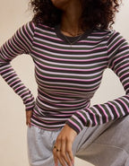 Aerie Essential Crew Layering T-Shirt - Hushed Violet