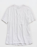 Aerie Oversized Crew Boyfriend T-Shirt - Cool White