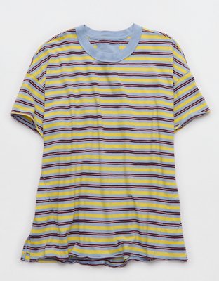 Aerie Oversized Crew Boyfriend T-Shirt - Yellow Infusion