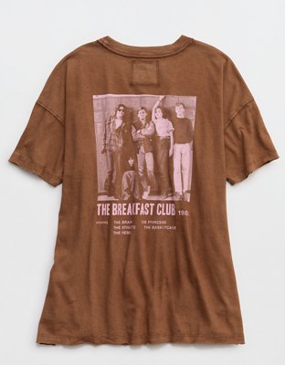 Aerie Oversized Crew Boyfriend T-Shirt - Hazelnut