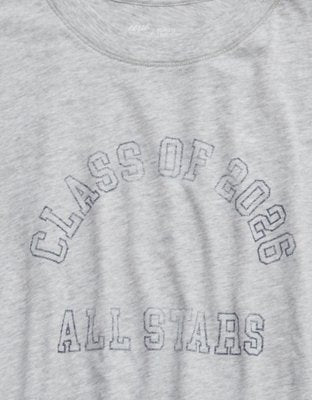 Aerie Relaxed T-Shirt - Heather Gray