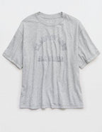 Aerie Relaxed T-Shirt - Heather Gray