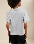 Aerie Relaxed T-Shirt - Medium Heather Gray