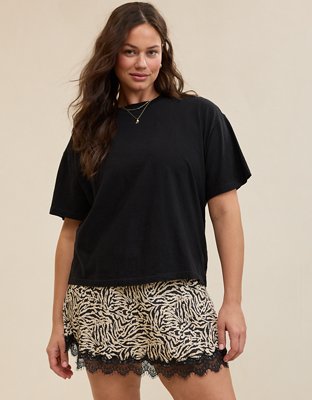 Aerie Relaxed T-Shirt - True Black