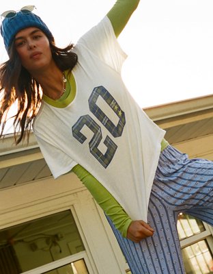 Aerie Relaxed T-Shirt - Soft Muslin