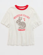 Aerie Relaxed T-Shirt - Empire Cream