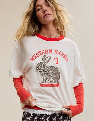 Aerie Relaxed T-Shirt - Empire Cream