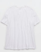 Aerie Oversized Crew Boyfriend T-Shirt - Air White