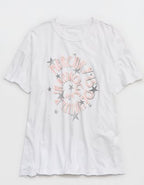 Aerie Oversized Crew Boyfriend T-Shirt - Bright White
