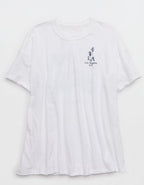 Aerie Oversized Crew Boyfriend T-Shirt - Raw White