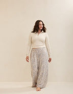 Aerie Long Sleeve Quarter Zip T-Shirt - Cake Batter