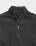 Aerie Long Sleeve Quarter Zip T-Shirt - Smoked Gray