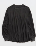 Aerie Cozy Oversized Long Sleeve Boyfriend T-Shirt - Smoked Gray