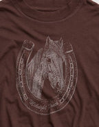 Aerie Cozy Oversized Long Sleeve Boyfriend T-Shirt - Brown