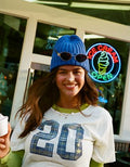 Aerie Ribbed Beanie - Cobalt Jewel