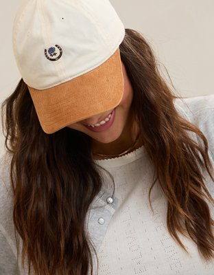 Aerie Corduroy Mix Baseball Hat - Soft Muslin