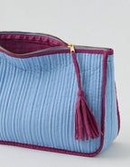 Aerie Quilted Pouch - Horizon Sky