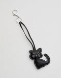 Aerie Cat Bag Charm - Black