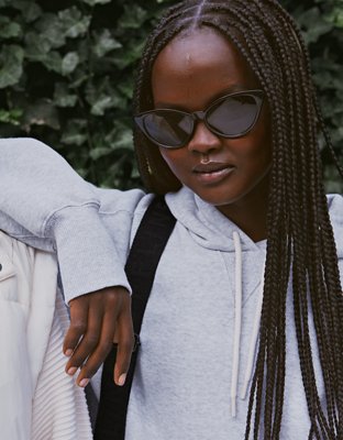 Aerie Vacay Mode Sunglasses - Black