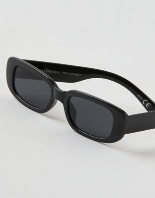 Aerie Mini Dare To Square Sunglasses - Black