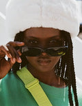 Aerie Mini Dare To Square Sunglasses - Black