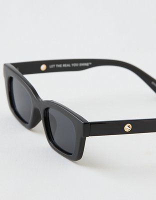 Aerie Mini Weekend Sunglasses - Black