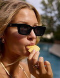 Aerie Mini Weekend Sunglasses - Black
