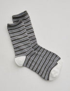 Aerie Ribbed Cotton Crew Socks - Storm Heather