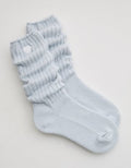 Aerie Marled Slouchy Socks - Misty Sky