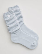 Aerie Marled Slouchy Socks - Misty Sky