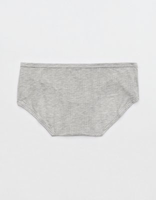 Superchill Modal Rib Boybrief Underwear - Medium Heather Gray