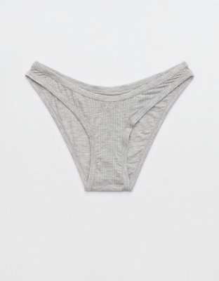 Superchill Modal Rib Bikini Underwear - Medium Heather Gray