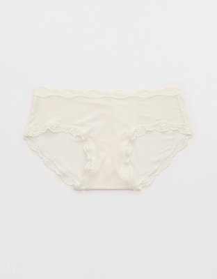 Superchill Modal Lace Boybrief Underwear - Soft Muslin