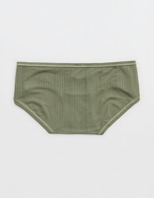 Superchill Modal Rib Boybrief Underwear - Olive Fun
