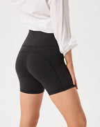 OFFLINE By Aerie The Hugger High Waisted 5" Pocket Bike Short - True Black
