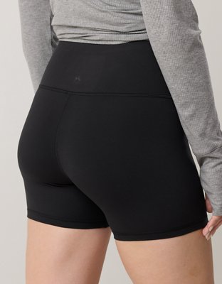 OFFLINE By Aerie The Hugger High Waisted 5" Bike Short - True Black