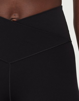 OFFLINE By Aerie Real Me Crossover High Waisted 5" Bike Short - True Black