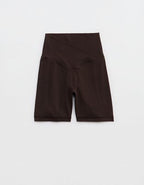 OFFLINE By Aerie Real Me Crossover High Waisted 5" Bike Short - Deep Earth