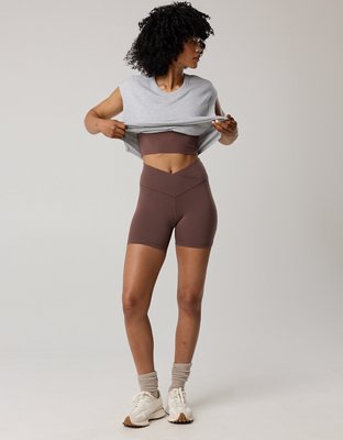 OFFLINE By Aerie Real Me Crossover High Waisted 5" Bike Short - Relic