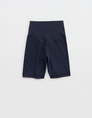 OFFLINE By Aerie Real Me Crossover High Waisted 5" Bike Short - Steel Blue