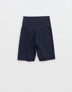 OFFLINE By Aerie Real Me Crossover High Waisted 5" Bike Short - Steel Blue