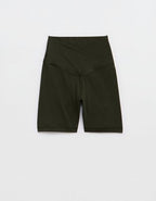 OFFLINE By Aerie Real Me Crossover High Waisted 5" Bike Short - Olive Petal