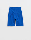 OFFLINE By Aerie Real Me Crossover High Waisted 5" Bike Short - Cobalt Jewel