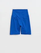 OFFLINE By Aerie Real Me Crossover High Waisted 5" Bike Short - Cobalt Jewel