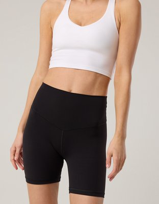 OFFLINE By Aerie Real Me XTRA High Waisted 5" Bike Short - True Black