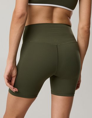 OFFLINE By Aerie Real Me XTRA High Waisted 5" Bike Short - Festive Olive