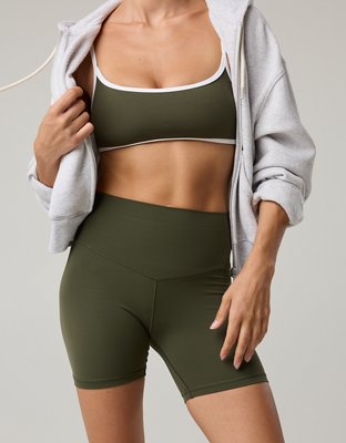 OFFLINE By Aerie Real Me XTRA High Waisted 5" Bike Short - Festive Olive