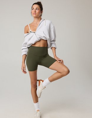 OFFLINE By Aerie Real Me XTRA High Waisted 5" Bike Short - Festive Olive